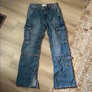 Zara Cargo Jeans